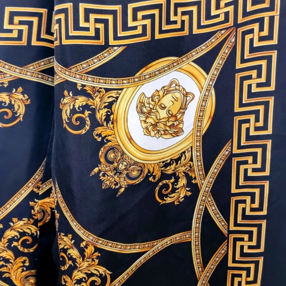 Versace La Coupe Des Dieux Silk Medusa Baroque Joggers Pants - Picture 5 of 9